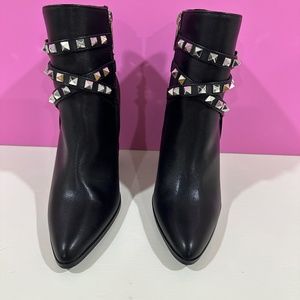 Black ankle boots